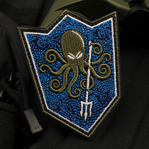 Boutique full embroidery outdoor Three-dimensional embroidery personality Velcro armband epaulettes tactical backpack Velcro patch