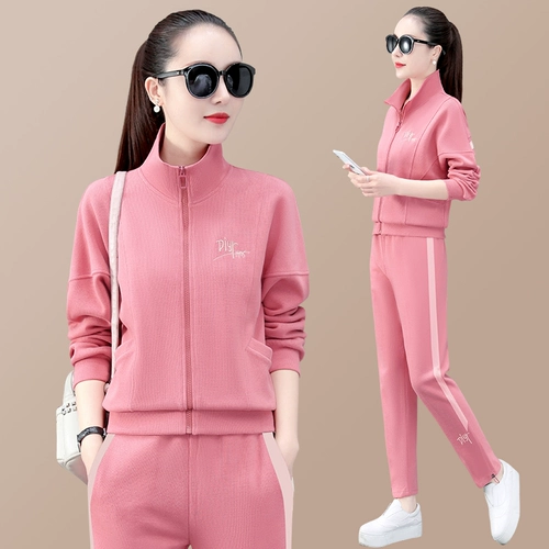 Осенний спортивный костюм, комплект для отдыха, 2021 года, в западном стиле