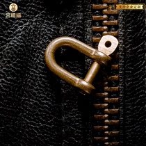 New Innovative Insect series Forbidden City Style Hangings Style Hanging Accessories Govre original brass horseshoe buttoned with key buckle accessories