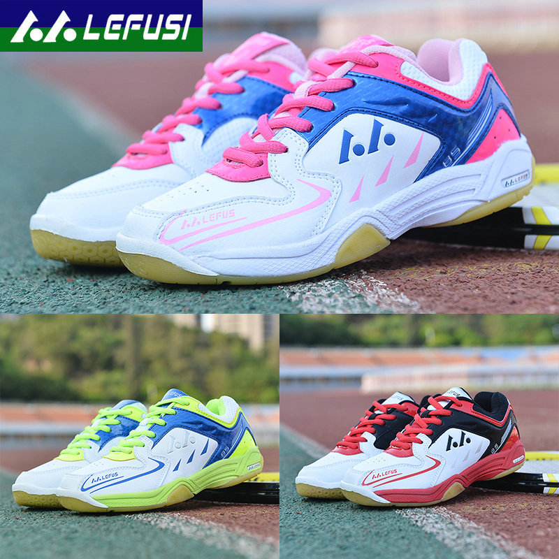 Badminton Shoes Men's Shoes Women Shoes Shock Absorbing Anti-Slip Breathable Ultralight Professional Children Training Sneakers table tennis