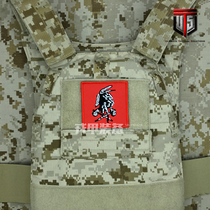 NSWDG DEVGRU Red Red Team Indian Head NAVY armband Embroidered armband Commemorative badge Velcro chapter