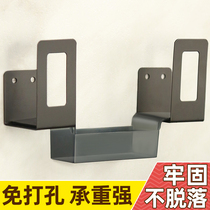Wall-mounted pot cover storage rack-free kitchen cutting board chopping board cutting board chopping board sticky board drain rack pan cover artifact