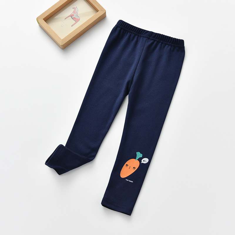 Quần legging nữ mùa thu 2018 phiên bản mới của Hàn Quốc cho bé hoạt hình in quần cotton cho bé mặc quần quan ong rong be gai
