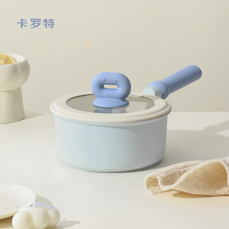 Carot milk pan non-stick pan baby baby accessories pan medical stone small pan fried noodles integrated household steam broth pan-Taobao