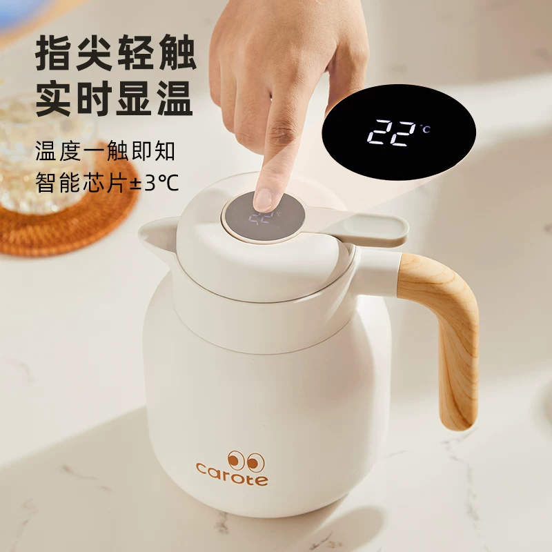 Thermos, capacious teapot stainless steel