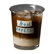 Carrot transparent glass ins Feng Shui cup household high-value coffee cup milk cup oatmeal breakfast cup