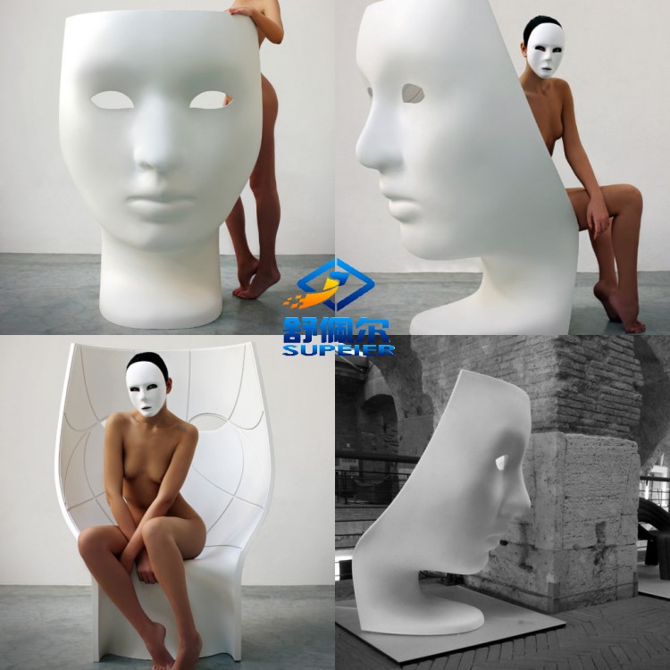 Nhà thiết kế nội thất mặt nạ ghế nghệ thuật sáng tạo mô hình ghế thời trang giải trí ghế mô hình ghế trung tâm ảnh studio ghế