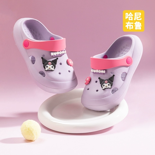 Туфли, мультяшная милая нескользящая пляжная обувь, мультяшные детские тапочки, мягкая подошва