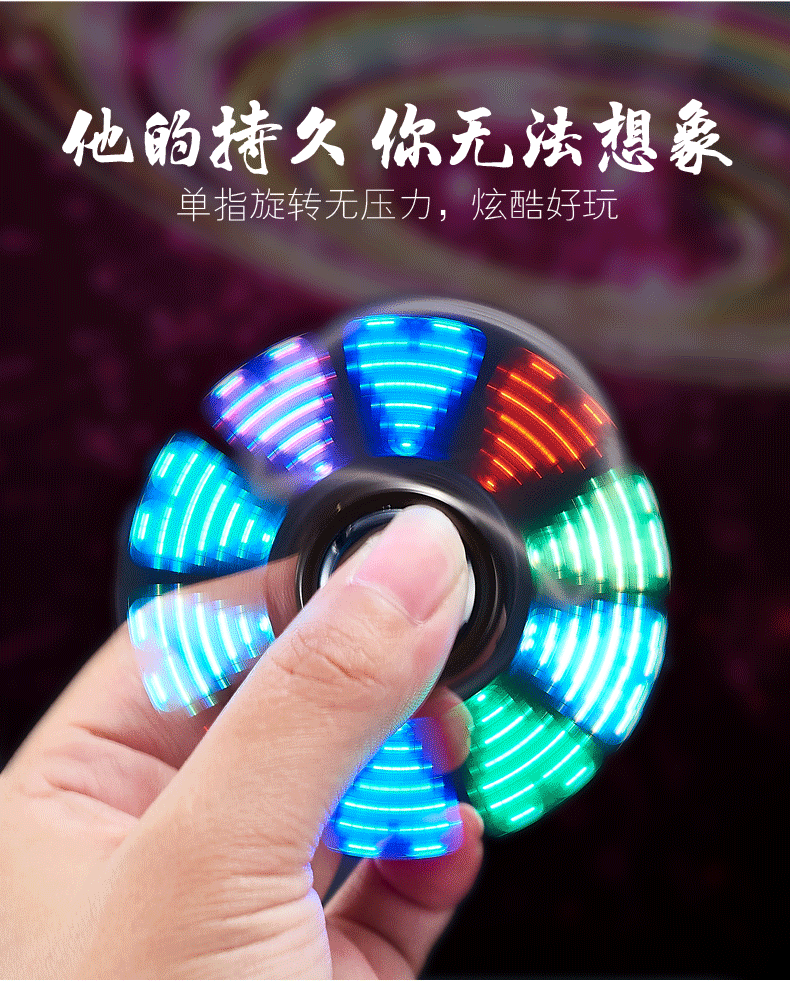 酷骑 指尖陀螺打火机 USB充电 天猫优惠券折后￥19.9包邮（￥29.9-10）多色可选 可定制