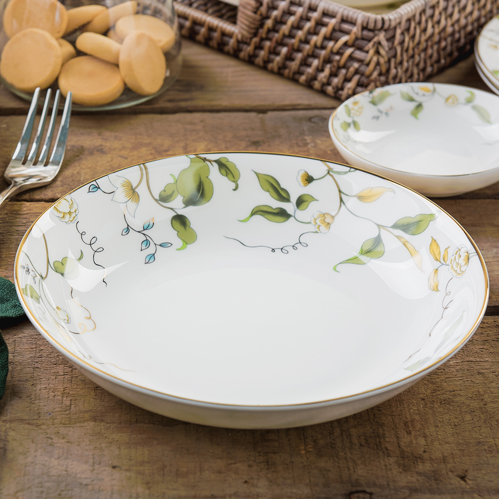 Only embellish tangshan 24 head ipads China tableware suit Chinese style household contracted on the ceramic glaze color bowl plate combination
