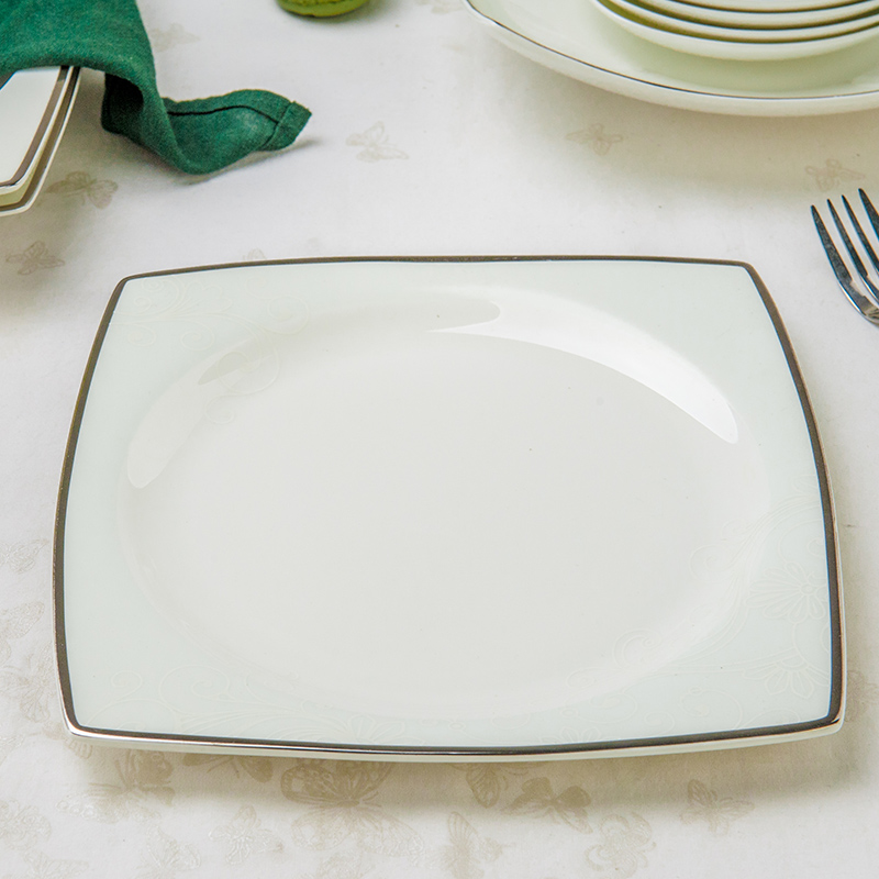 Only embellish ipads porcelain tableware dishes household ceramics ou eat rice bowl with chopsticks dishes elegance item students