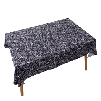 Wuzhen blue printed cloth tablecloth chinese cotton linen blue and white Wuzhen blue printed cloth tablecloth chinese cotton linen blue and white
