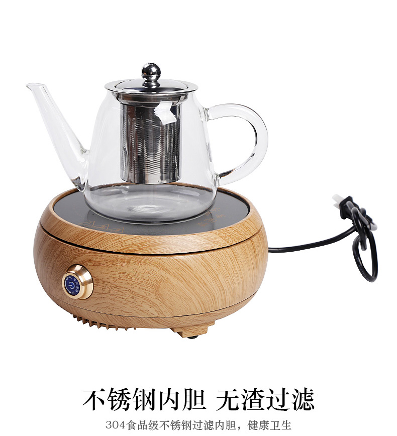 Suit the electric TaoLu boiled tea, the household glass teapot more to hold to high temperature steaming tea tea bags are special electric kettle