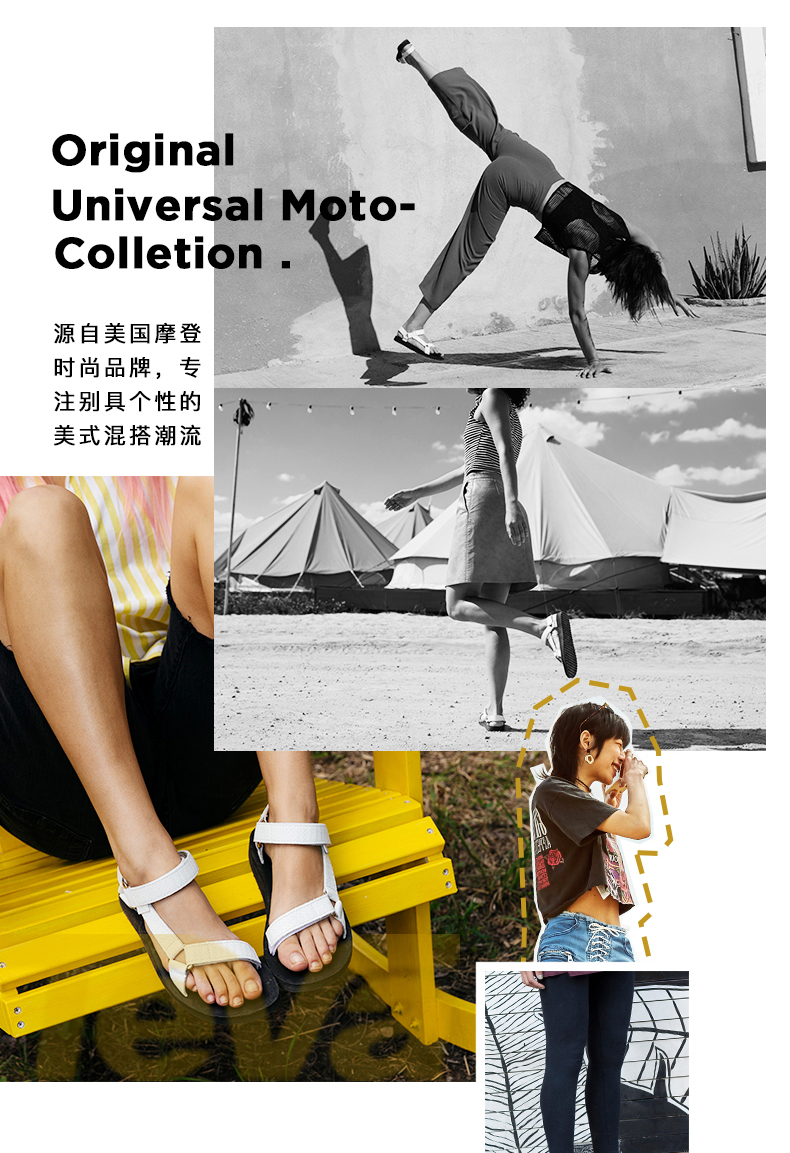 三大户外凉鞋品牌之一 Teva Original Universal 女皮革面平底凉鞋 图4