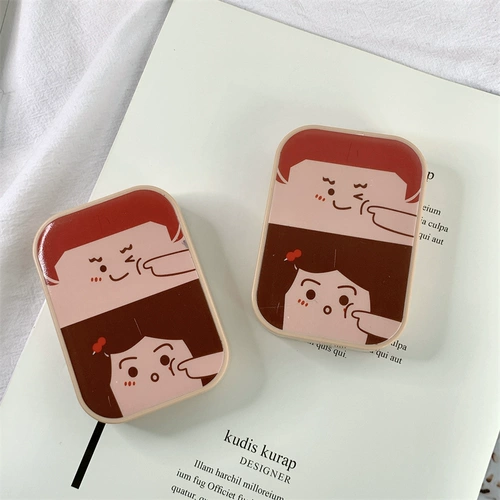 Невидимые очки, портативная система хранения, маленькая милая брендовая коробка, простой и элегантный дизайн, изысканный стиль