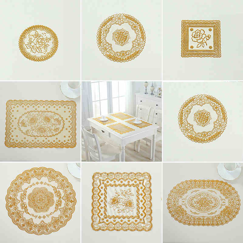 PVC ashtray mat ktv coaster bowl mat vase mat heat insulation mat dining table mat home dining mat tray mat