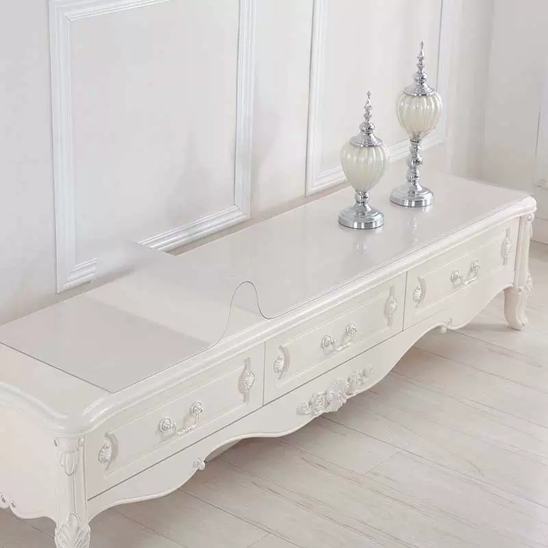 Không thấm nước và dầu bằng chứng PVC mềm kính tủ TV khăn trải bàn cạnh giường vải tủ giày đệm bàn ăn vải bàn cà phê vải - TV