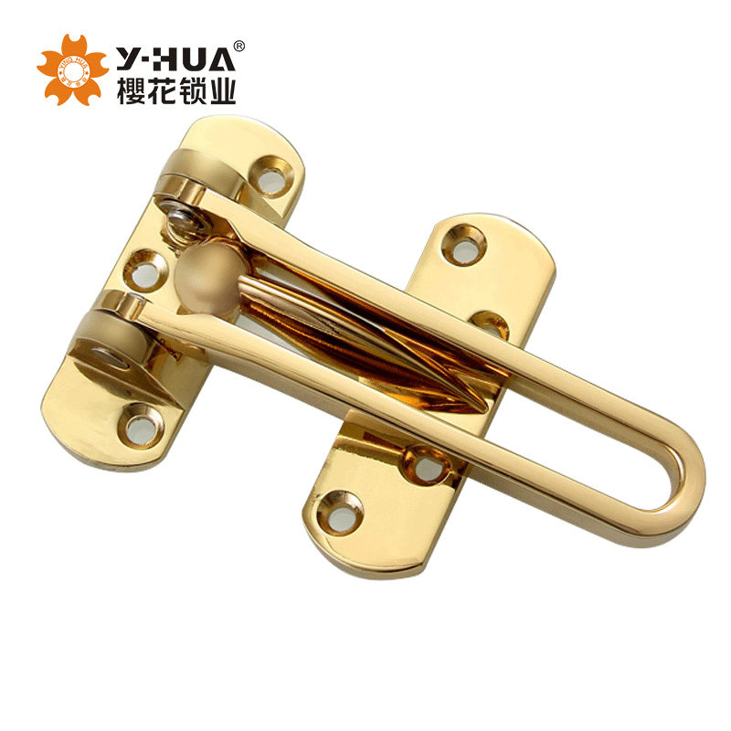Cherry blossom burglar-proof buckle lock catch door leaf classic practical safety security door lock safety chain door buttoned door bolt door 1819