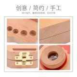 Деревянная сувенирная коробка для молочных зубов для мальчиков и девочек, коробка для хранения