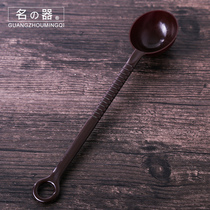 Plastic long handle coffee spoon creative small coffee spoon quantity spoon fruit powder spoon pearl spoon milk tea shop ounce milk spoon