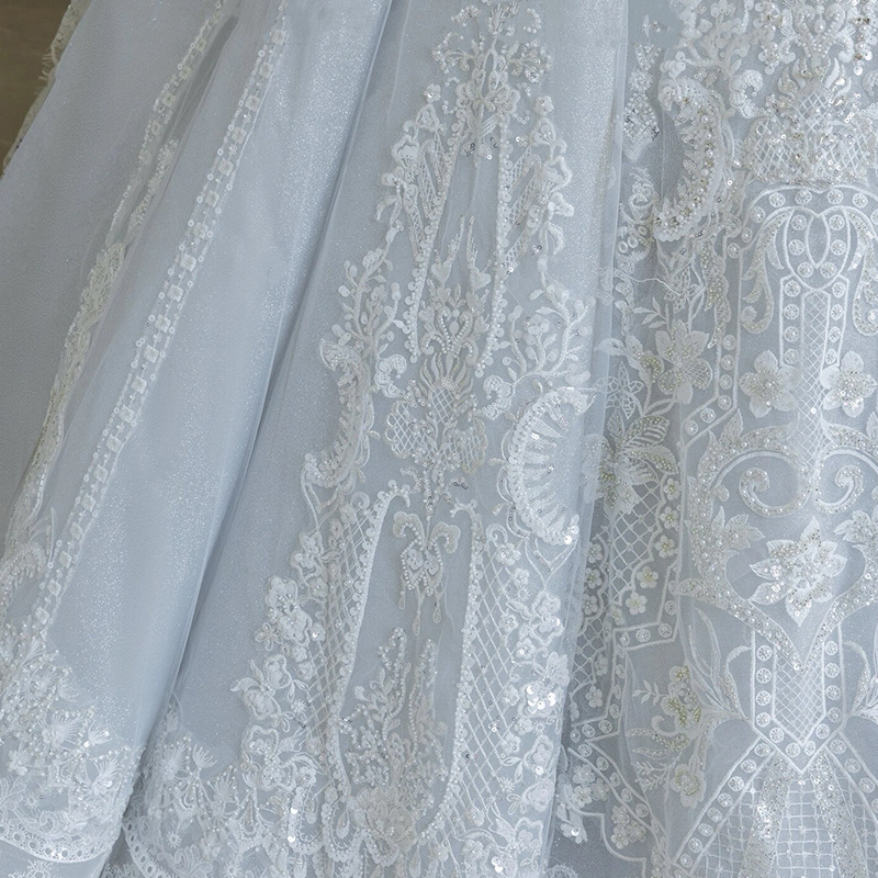 French blue wedding skirt 2024 new bride heavy workers luxury large trailer palace style main gauze French blue wedding skirt 2024 new bride heavy workers luxury large trailer palace style main gauze