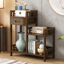 Corner several living room new Chinese household coffee table solid wood Zen office simple tea table combination side few tea room furniture