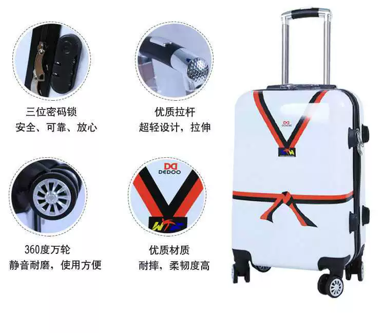 Taekwondo túi ba lô hành lý thể thao ngoài trời chàng trai và cô gái hành lý quà tặng miễn phí thiết kế logo tùy chỉnh cặp đi học trẻ em