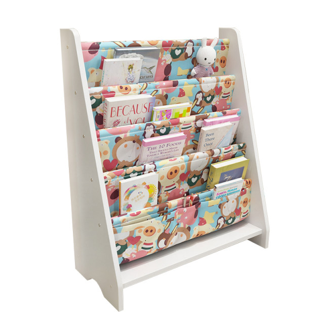 children's bookshelf with storage