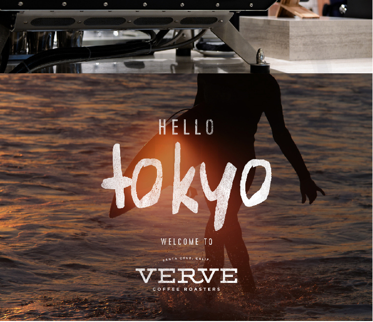 Nhìn mái tóc trở lại máy pha cà phê Verve Coffee Roasters Tokyo giới hạn ly uống cafe