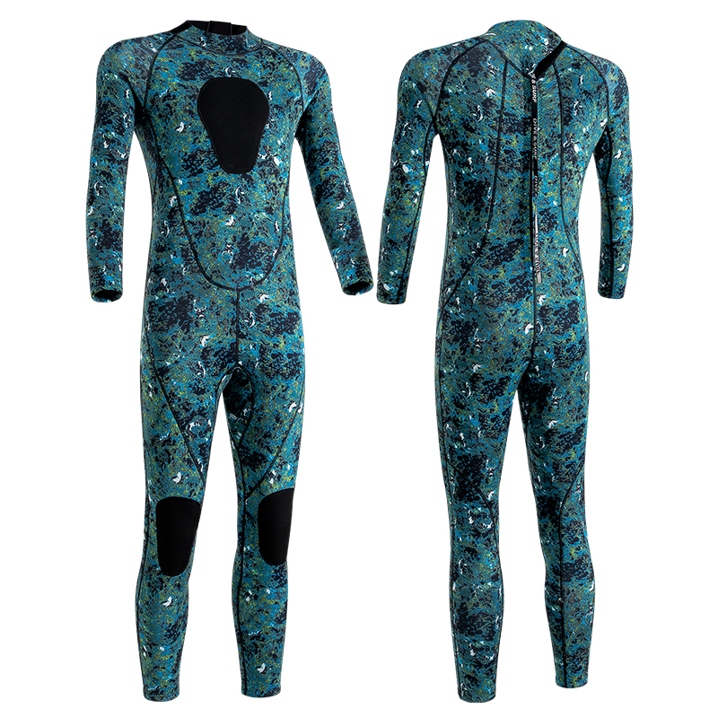 3MM one-piece jellyfish suit men's snorkeling diving suit thickened to keep warm winter swimming sunscreen couple swimsuit surfing suit women