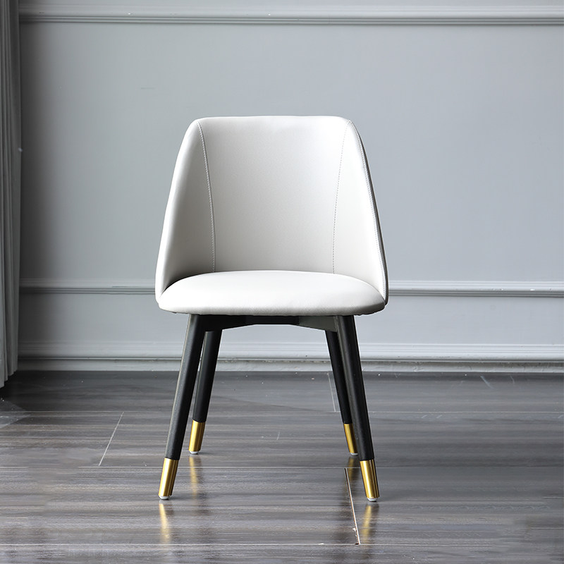 Postmodern light and luxurious office backrest Nordic solid wood Reception chair minimalist Café in talks table and chairs Meeting Leisure chair