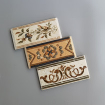 15 cm retro tile waistline waist flower all-ceramic tiles European pastoral bathroom tiles