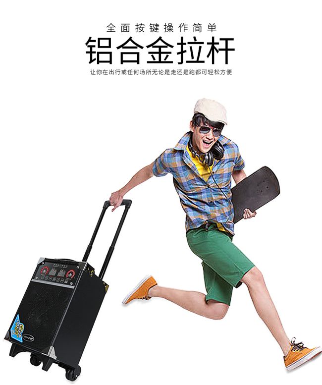 Mới di động guitar điện que âm thanh loa Hiệu suất ngoài trời không dây Bluetooth vuông nhạc cụ phổ quát loa lon