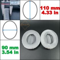 National oval universal velvet headphone sponge cover leather earmuff cotton pad headphone replacement leather earmuff