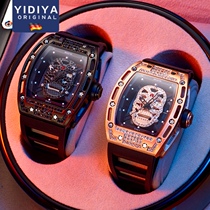 Richard mens watch Automatic mechanical watch Top ten skulls Barrel-shaped tide brand Miller Mens watch