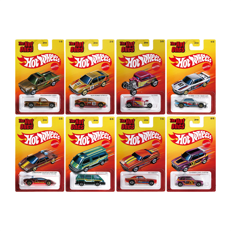 Hot Wheels Jby68 Retro Classic Series Toy Car Honda Bmw Lamborghini Hotwheels
