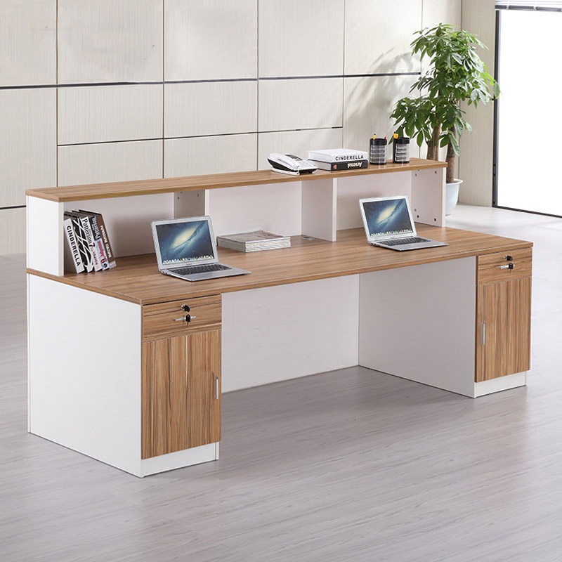 Shanghai office furniture simple modern reception desk cashier consultation desk welcome board type bar counter