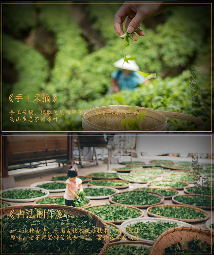清汤流金茶叶武夷山桐木关原味红茶500g