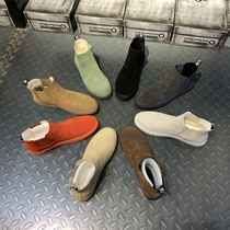 Martin boots Men Help Short boots autumn Winter new gush snow ground boots cotton shoes mens foot pedal Chelsea boots