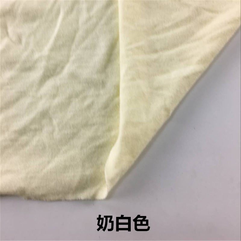 Tinh khiết bông t-shirt đơn jersey vải dệt kim mùa xuân gần gũi và phần mỏng vải đồng bằng áo thun Qiuyiqiuku - Vải vải tự làm cotton lạnh