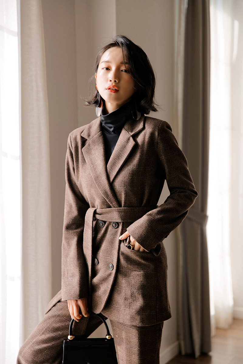 Veste pour femme KAERO en Laine - Ref 3219899 Image 9