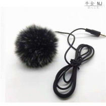 Suitable for all kinds of collar clips windproof sweater bras chest marks collar clips windproof furry microphone covers noise reduction microphone furry ball covers