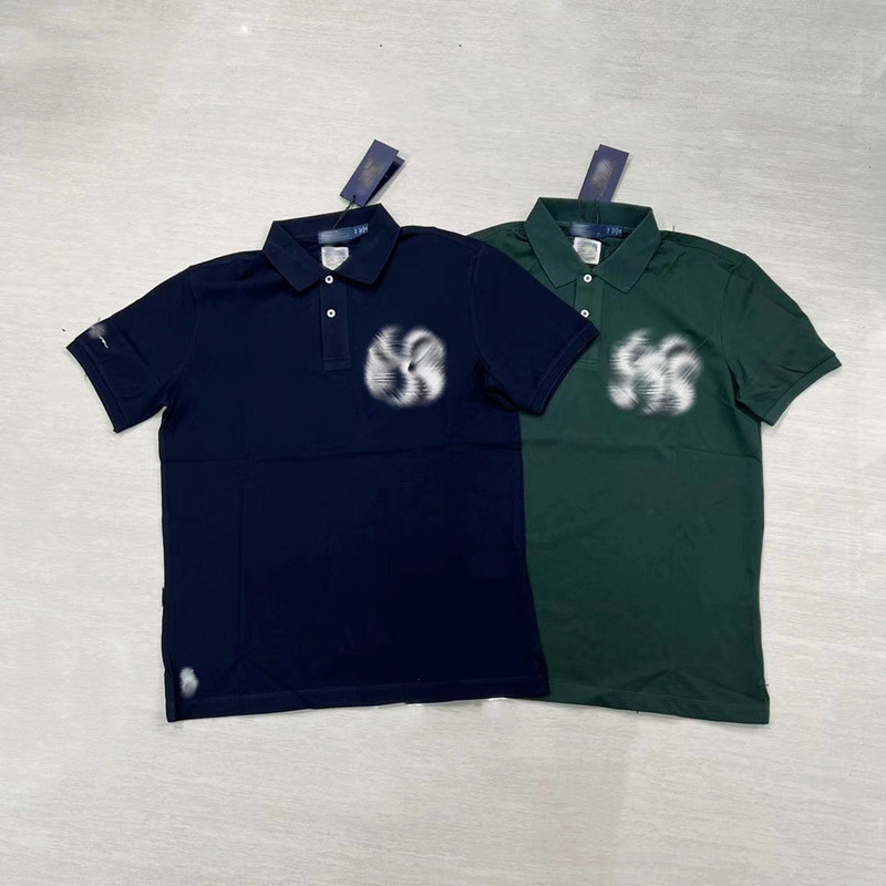 Men's Pure Cotton Little Horse Boss Twist-Waist Customer Collaboration Collared Short-Sleeve Polo Shirt Men's Pure Cotton Little Horse Boss Twist-Waist Customer Collaboration Collared Short-Sleeve Polo Shirt