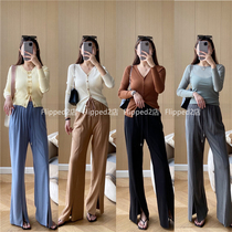 Flipped beyond the soft comfort of the imagination ~ RB Morning Official Athflow soft-suede pumping rope open fork pants 210818