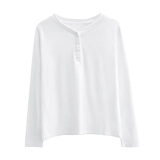 Весенний белый осенний приятный телу сексуальный лонгслив, тренд сезона, в корейском стиле, V-образный вырез