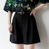 Летний пиджак классического кроя для отдыха, шорты, штаны, высокая талия, свободный прямой крой