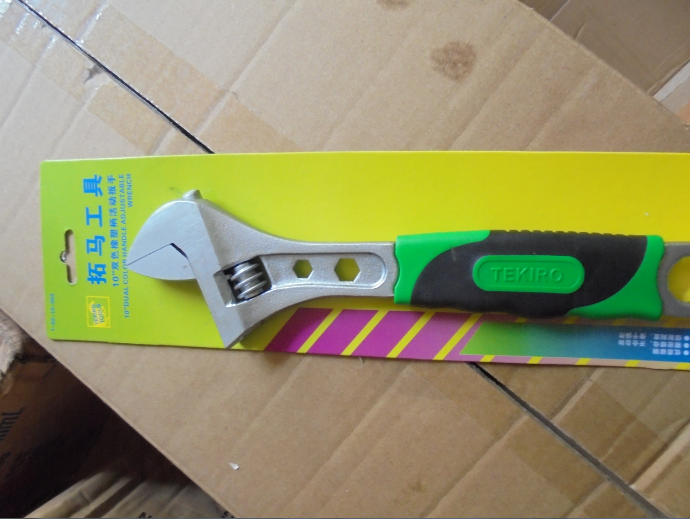 Tuma tool Activity wrench 6 inch 8 inch 10 inch 12 inch bicolor plastic handle active wrench alive mouth-Taobao