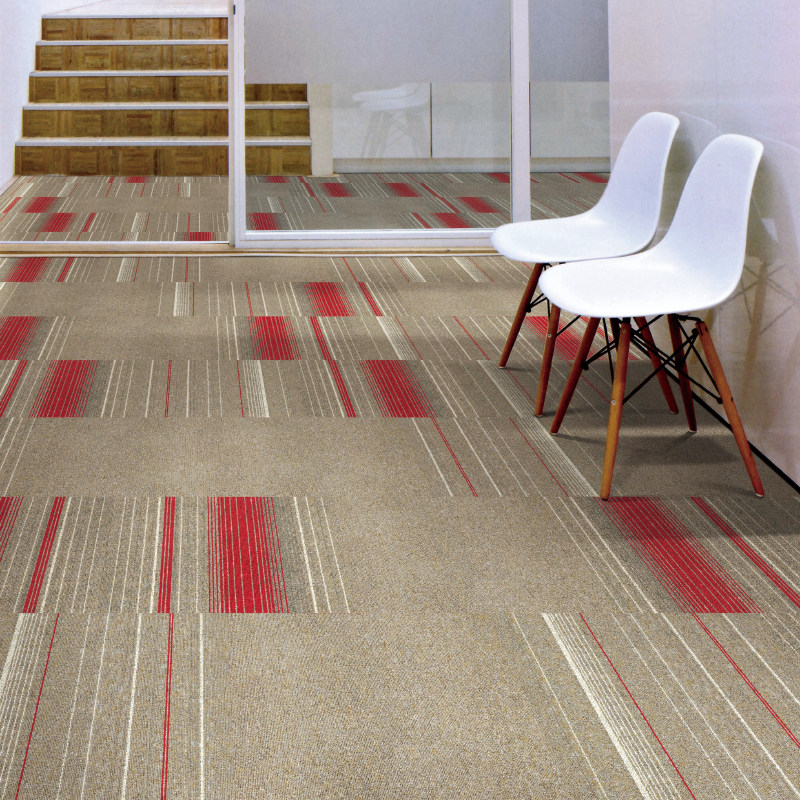 Office square splicing flame retardant carpet Commercial club Billiards room Room snooker hall Large area covered with floor mats