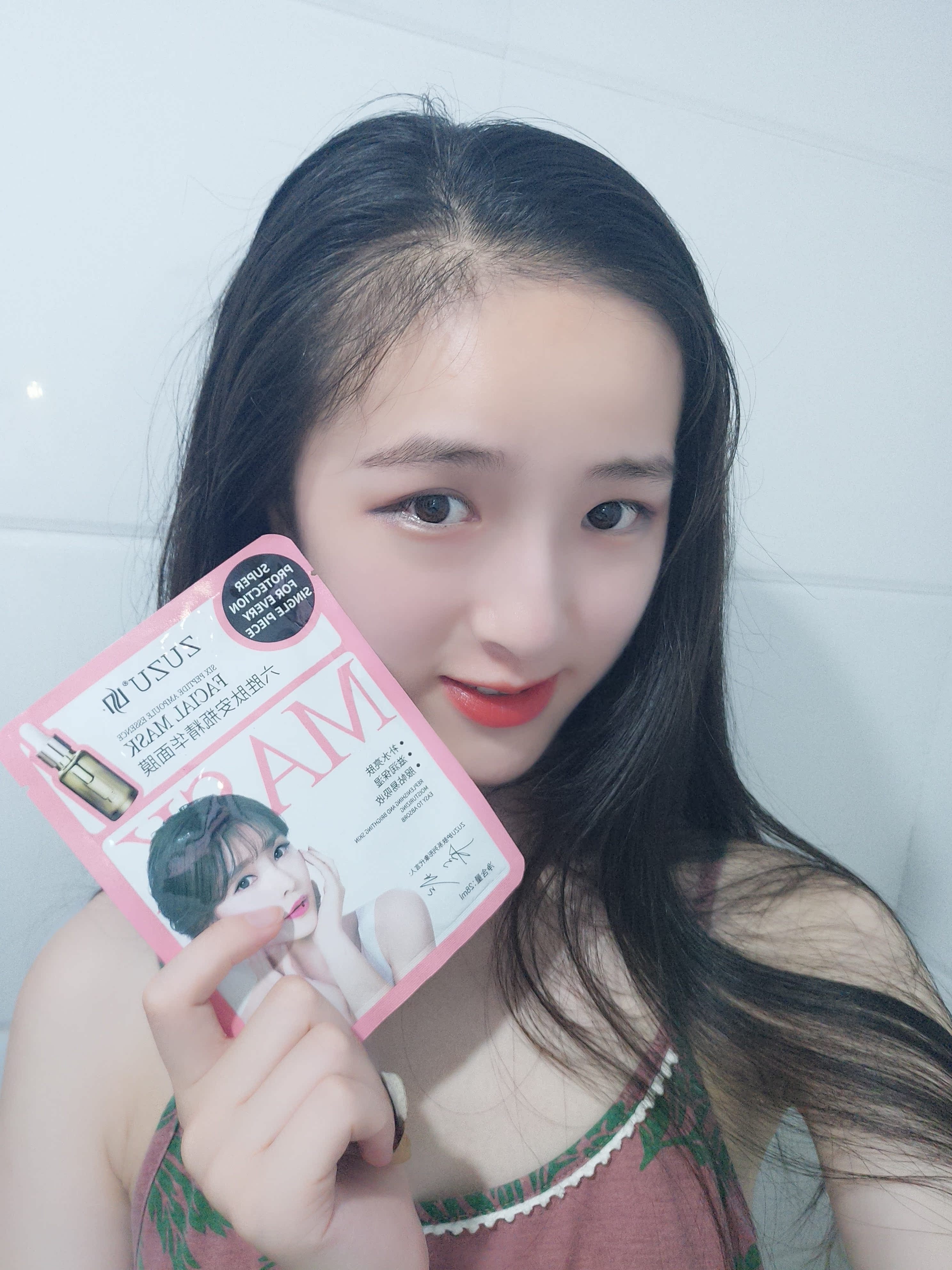 Zuzu new Six-peptide mặt nạ chống tinh chất dưỡng ẩm làm sáng da săn chắc làm sáng da 10 viên có sẵn cho bà bầu mặt nạ dưỡng ẩm cho da khô