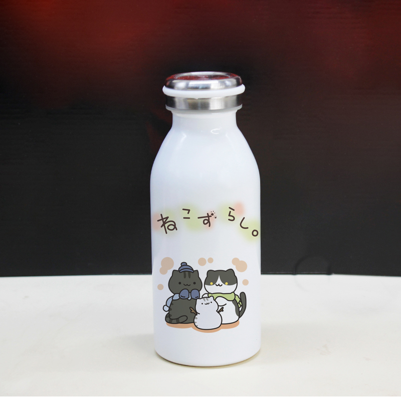 Mèo sân sau cốc mèo vườn anime cốc nước hai nhân dân tệ xung quanh món quà sinh nhật miệng ba ba - Carton / Hoạt hình liên quan hình dan